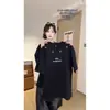 2026 Verano Nuevo Estilo Moda Callejera Americana Marca Bordado Cuello Redondo Diseño de Alta Gama Camiseta de Manga Corta de Verano para Pareja para Hombres y Mujeres