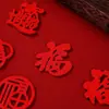 Adornos de personajes de la suerte en miniatura para Año Nuevo, decoraciones para inauguración de casa, suministros para mudanzas, decoraciones de Año Nuevo para dar la bienvenida al nuevo año