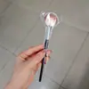 Nuevo Pincel Abanico para Iluminador, Corrector, Contorno y Iluminación Pincel de Maquillaje Individual, Pincel de Rubor en Forma de Corazón, Nuevo Pincel de Maquillaje
