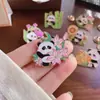 Insignia de Panda Flor Linda de Dibujos Animados Regalo Pequeño Cultural y Creativo Pin de Girasol Metálico para Hombres y Mujeres Accesorios para Mochila