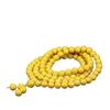 Areia de Cristal Natural 108 Contas Pulseira de Contas de Oração Budista Pulseira de Areia de Ouro Real Colar Multi-Círculo Pulseira de Cinábrio Suprimento para Transmissão ao Vivo
