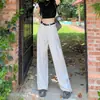 Jeans Wide Leg Feminino Outono e Inverno 2024 Novo Estilo Pequeno Preguiçoso Cintura Alta Retro Solto com Forro de Lã Calça Reta