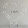 Decoración de Arco con Forma de Corazón para Celebración de Boda Arreglo Floral para Boda Flores Artificiales Flores Falsas Arco de Hierro con Forma de Corazón para Propuesta