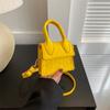 Moda estilo ocidental feltro messenger bag 2023 novo estilo saco de mão simples das mulheres moda personalizada portátil pequena bolsa quadrada