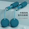 Cuerda de saltar inalámbrica con peso de doble propósito para adultos para ejercicio en interiores, cuerda de saltar con bola grande y cable de acero, al por mayor