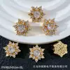 Banho de Cobre 18K Redondo Retangular Oval Caixa Mágica Borboleta Zircônia Contas Separadoras Multi-Furo Acessórios para Pulseira Colar DIY