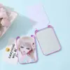 Espejo espejo de maquillaje plegable de mano de dibujos animados Barbie tarjeta mágica espejo pequeño de plástico fábrica al por mayor