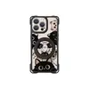 Funda Adecuada para Teléfono Apple 17Promax iPhone15 Correa para Cuatro Esquinas 16 Soporte Giratorio de Gato 14 Funda de Cuero 13