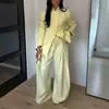 Ins estilo europeu e americano transfronteiriço 2026 nova moda elegante roupas femininas para o dia a dia terno de calça pantalona