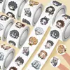 Novo Rolo de Adesivos Avatar Demon Slayer com 500 Peças Anime Popular Criativo 2D Adesivos Divertidos DIY
