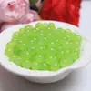 Cuentas Redondas de Primavera, Textura de Cuentas Redondas Multifacéticas de Jade Imitación, Pendientes, Pulseras y Colgantes al por Mayor