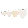 Molde em formato de coração DIY decoração de casamento feita à mão placa de madeira vários tamanhos lasca de madeira de amor jardim de infância feito à mão madeira atacado