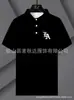 Camisa Polo de Moda Versátil para Hombre con Estampado, Manga Corta, Botones, Estilo Casual