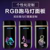 Venta al por mayor de fábrica Pantalla LED encendedor a prueba de viento de doble arco creativo encendedor de cigarrillos rojo de internet táctil deslizante