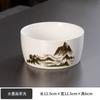 Lavabo de Té de Cerámica Grande Lavabo de Cerámica Negra Doméstico Tazón de Agua Pequeño Lavapinceles Accesorios para Juego de Té Lavabo Extra Grande Lavabo para Taza de Té Utensilios