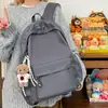 Mochilas para Estudiantes de Secundaria Femeninas, Aspecto Elegante, Simples y Versátiles, Mochilas Estilo Japonés para Estudiantes de Secundaria, Mochilas de Color Puro, Gran Capacidad