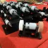 Molino Pequeño Eléctrico Afilador de Cuchillos Doméstico Doble Rueda Gruesa y Fina de Escritorio Pequeña Máquina Eléctrica de Pulido, Rectificado y Taladrado Venta al por Mayor
