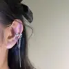 Clip de oreja de mariposa elfo de deseo puro para mujer, clip de hueso de oreja de nicho de alto sentido, sin perforaciones, nuevos pendientes de estilo frío 2022