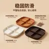 ¡Guau, esta bandeja de frutas es perfecta para la sala de estar!. Presenta un diseño de madera de PP con cuatro compartimentos, lo que le permite organizar neatly frutas secas y productos frescos.. Es ideal para exhibir frutas jugosas y separar artículos húmedos y secos