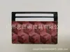 Portatarjetas de Cuero Genuino de Moda con Múltiples Ranuras para Tarjetas, Protector de Documentos, Estampado Exquisito y de Moda, Venta Caliente de Comercio Exterior Europeo y Americano, Patrón 3D