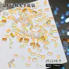 Mini Aurora Diamond Nail Art Warm Elf con color mágico, tamaño pequeño, forma de diamante de fondo plano, uñas mixtas, joyería de diamantes al por mayor