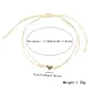 Pulsera tejida hecha a mano con forma de corazón para parejas, transfronteriza de Amazon, hilo de cera de Taiwán colorido ajustable, Día de San Valentín