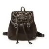 Bolso Transfronterizo para Mujer Otoño e Invierno Nuevo Estilo Coreano Retro Lana de Cordero Estampado de Leopardo Estilo Universitario Mochila Moda para Niña Mochila Pequeña