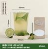 Copo de plástico descartável para milk tea com tampa, calibre 98, atacado comercial, copo pet para chá de limão, suco, café, bebida fria