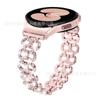 Correa de Reloj de Diamantes Completos Tipo Calabaza Adecuada para Samsung Galaxy Watch6/7 Correa Universal de Estilo Simple de Metal