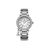 Reloj Vivian Rose Powder Reloj Rosa Oscuro Occidental Reloj de Cuarzo Saturno Banda de Acero Reloj para Mujer Pequeño Azul V Pequeño Reloj Dorado