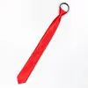 Gravata Estreita com Zíper Preguiçoso Masculina Formal Versão Britânica Coreana 5cm Profissional Estudante Foto Estúdio Gravata Borboleta Preta