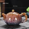 Forno Troca Bule Retrô Grande Cerâmica Kung Fu Chá com Longdan Pot Caseiro Bule Xishi Pot Sky Glaze
