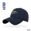 Boné de Baseball Bordado com Letra Retro Transfronteiriço para Todas as Estações Masculino Algodão Puro Macio Proteção Solar Chapéu de Sol Feminino Personalização