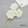 Pacote de Material de Fio de Flor Estrela de 3 Cabeças de Flor de Cerejeira Artificial para Casamento Caixa de Flores Materiais Auxiliares Conjunto de Decoração para Salão de Casamento Arranjo de Flores para Guia de Estrada