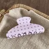 Pinza de Garra de Flor Linda Estilo Coreano Pinza de Pelo con Lazo de Gama Alta Pinza de Tiburón Exquisita Tamaño Grande Para Cabello Grueso Pinza de Pelo Pinzas