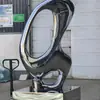 Fabricante Personaliza Grandes Esculturas de Gazebo de Acero Inoxidable para Paisajes Exteriores, Parques, Plazas, Corredores Urbanos y Estructuras de Gazebo para Árboles en Paisajismo