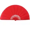 En stock ventilador de hueso de plástico de alta calidad ventilador de fitness palillos ventilador de plástico liso ventilador de kung fu ventilador de rendimiento para actividades
