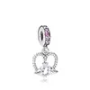 Colgante de animal Huiyue DIY mariquita linda mariposa pájaro abeja cuentas de aleación pulsera de cuentas accesorios en stock