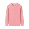 Moletom oversized com gola redonda estilo high street americano para homens, novo modelo primavera/outono 2026, cor sólida, top versátil e moderno