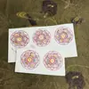 Xizang Rekong Nepal Thangka Puro Pintado à Mão Mantra de Seis Palavras 2.0 Núcleo do Cartão