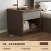 Mesita de noche moderna y sencilla para uso doméstico en el dormitorio, adecuada para hoteles, pequeña repisa de noche, armario de almacenamiento