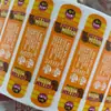 Adesivo Personalizado Pvc Autoadesivo Transparente Etiqueta Adesivo Hot Stamping Logo a Laser Luminoso Removível Etiqueta Adesivo Impressão