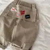 Calça Casual Infantil Meninos 2026 Primavera Outono Novo Estilo Criança Calça Reta com Letras Personalidade Jeans de Sarja Macia Bebê Meninas Estiloso