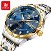 Marca Oris 2025 Nuevo Reloj de Cuarzo para Hombre Luminoso Resistente al Agua Estilo de Negocios Espejo Rombo Lote de Exportación Transfronteriza
