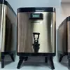 Cubo para Té de Leche, Cubo Aislado para Tiendas de Té de Leche, Cubo Comercial de Gran Capacidad 12L de Doble Capa Aislado y Conservador de Frío para Bebidas de Té y Leche de Soya