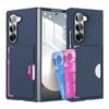 Adequado para Capa de Celular Samsung Fold7/Zfold8 Ultra, Porta-Cartão Dobrável Anti-Queda, Capa Protetora de Celular em PC