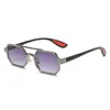 Gafas de sol Retro Ins Europeas y Americanas con Doble Puente, Montura Cuadrada Estrecha para Hombres y Mujeres, Estilo Callejero Hip-Hop Fiesta Protección Solar Exterior