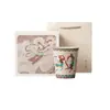 Conjunto de Presente Cerâmico Ru Kiln Coke Master, Xícara de Chá Grande e Copo de Água, Presente Empresarial, Souvenir Cultural e Criativo de Dunhuang Feitian