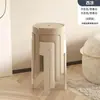 Bancos de plástico para uso doméstico, bancos redondos espessados, modernos e simples, adequados para salas de estar, empilháveis, fábrica atacadista