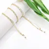 Cadena Exquisita Transfronteriza Europea y Americana para Gafas, Cordón Halter de Gama Alta para Mujer, Cadena de Moda, Mascarilla, Cadena Colgante para Gafas de Sol de Moda